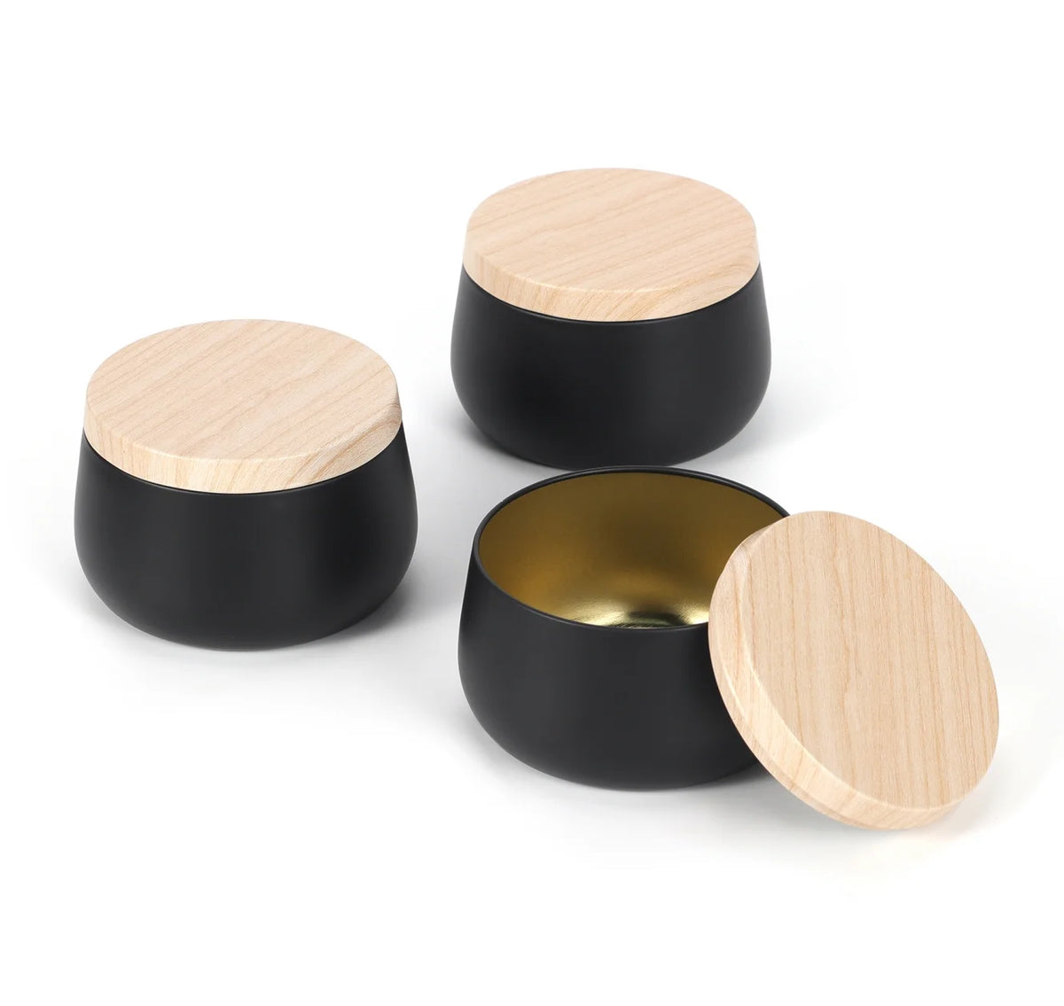 Pot à Bougie en Métal Rond XW008/XW027