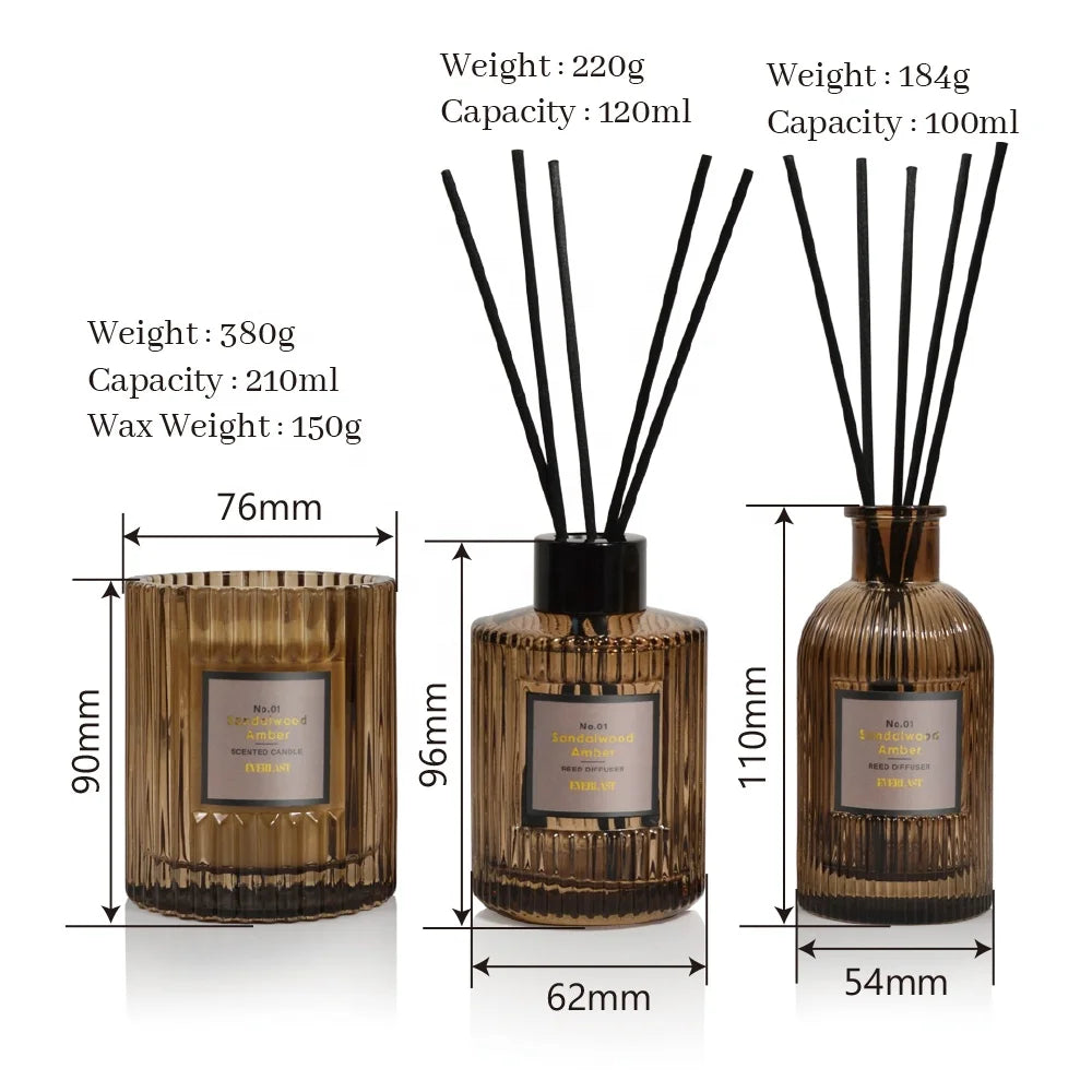 Bougie Parfumée en Cire de Soja CYC210D76H90