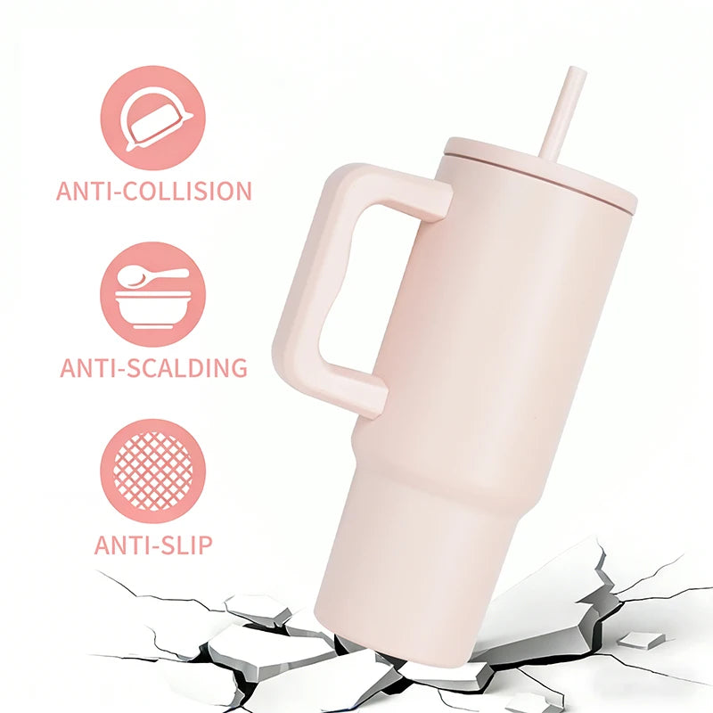Gobelet Isotherme de Sport en Acier Inoxydable avec Poignée allyeah-Kathy-063-BDA