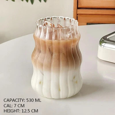 Tasse en Verre Isolé pour Café et Lait JJ-DCB-085