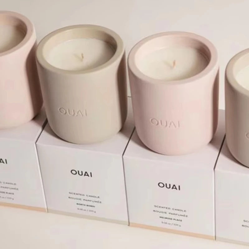 Bougie Parfumée en Cire de Soja Pot en Céramique