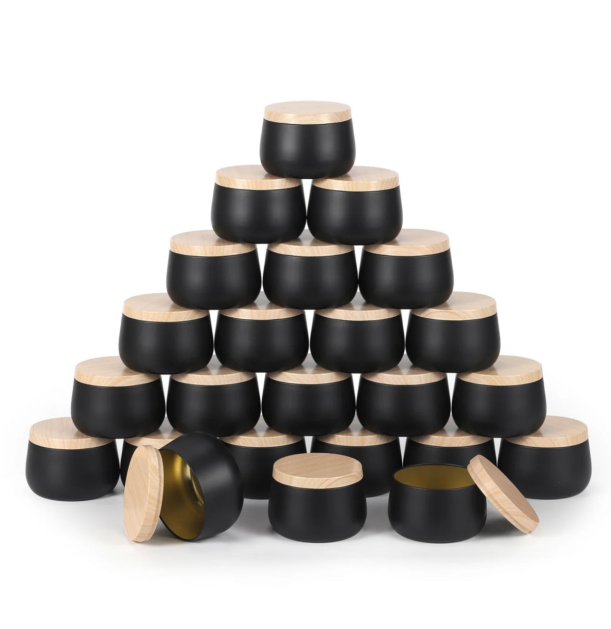 Pot à Bougie en Métal Rond XW008/XW027