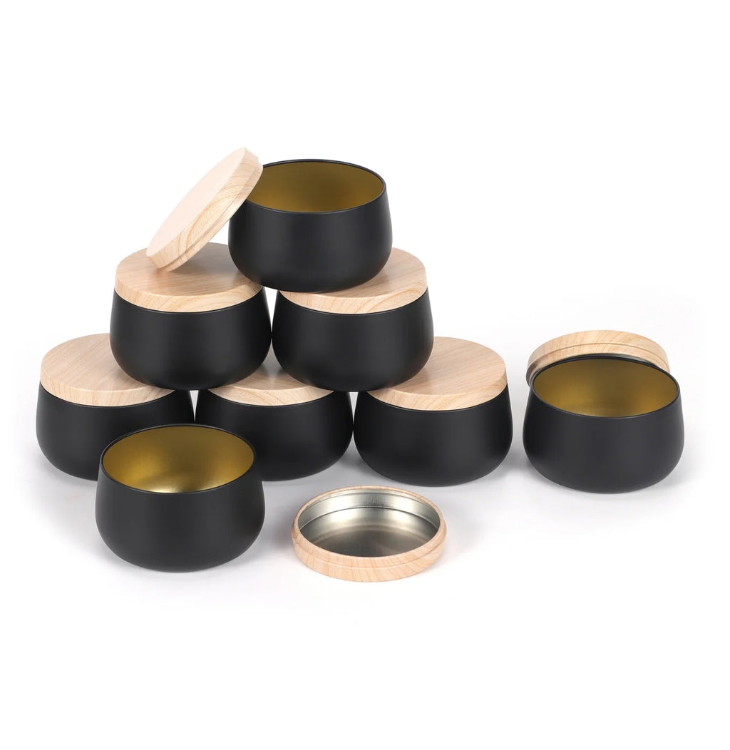 Pot à Bougie en Métal Rond XW008/XW027
