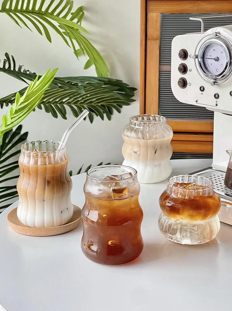 Tasse en Verre Isolé pour Café et Lait JJ-DCB-085