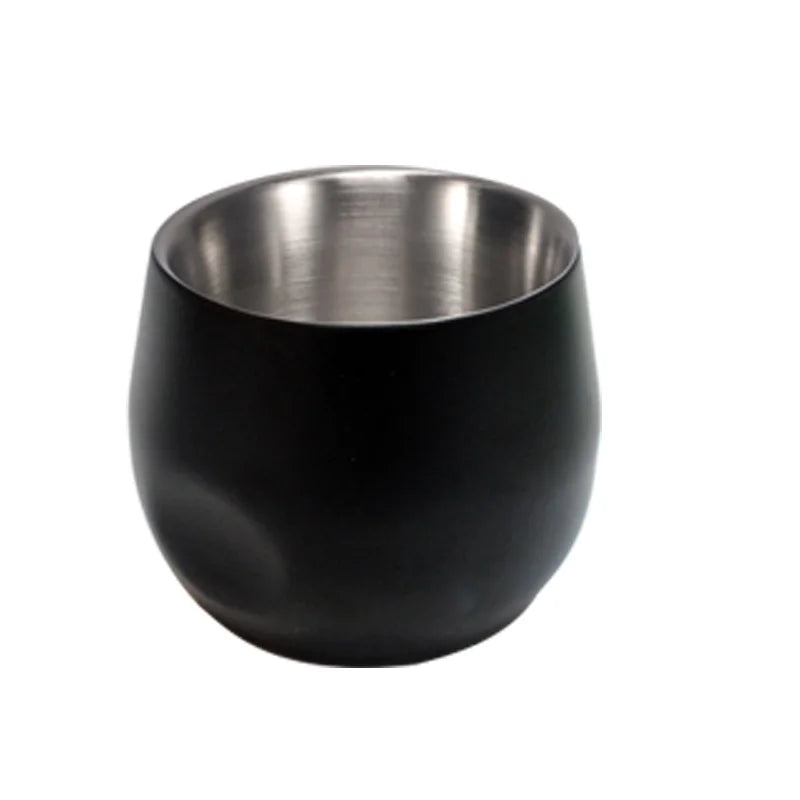 Tasse à Café Espresso en Acier Inoxydable à Double Paroi GY-CC006S