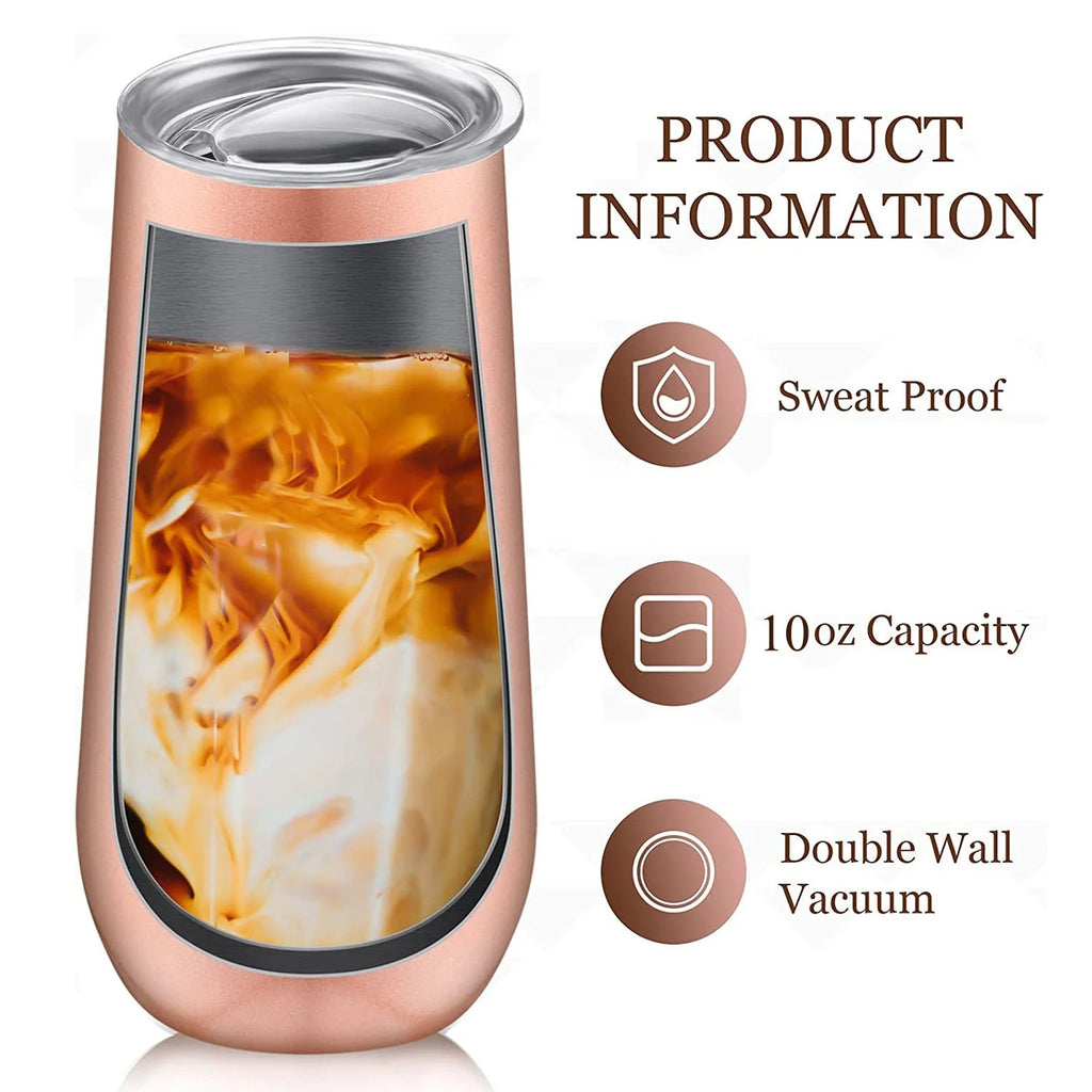 Gobelet à Vin Isotherme en Acier Inoxydable 295ml
