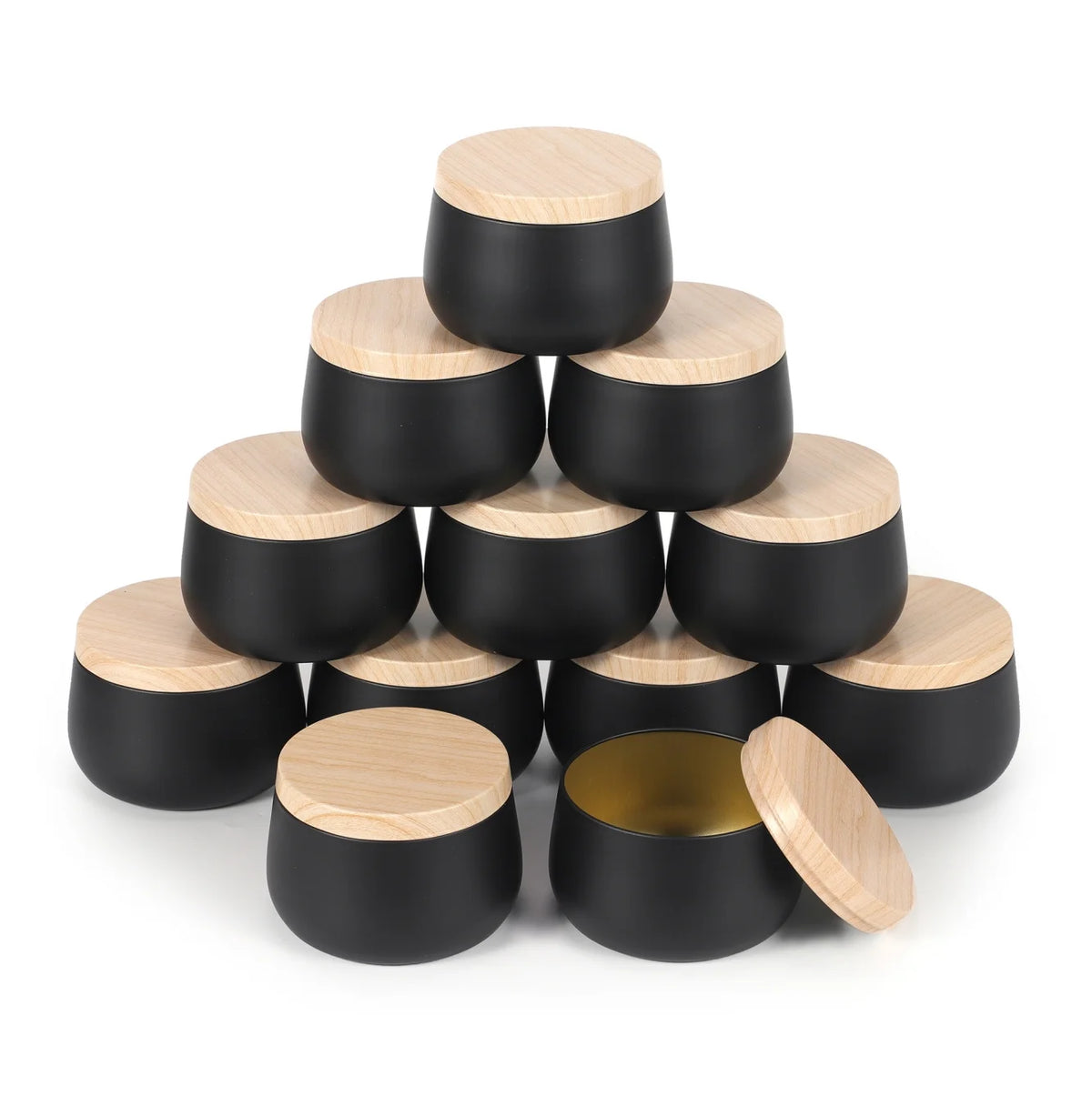 Pot à Bougie en Métal Rond XW008/XW027