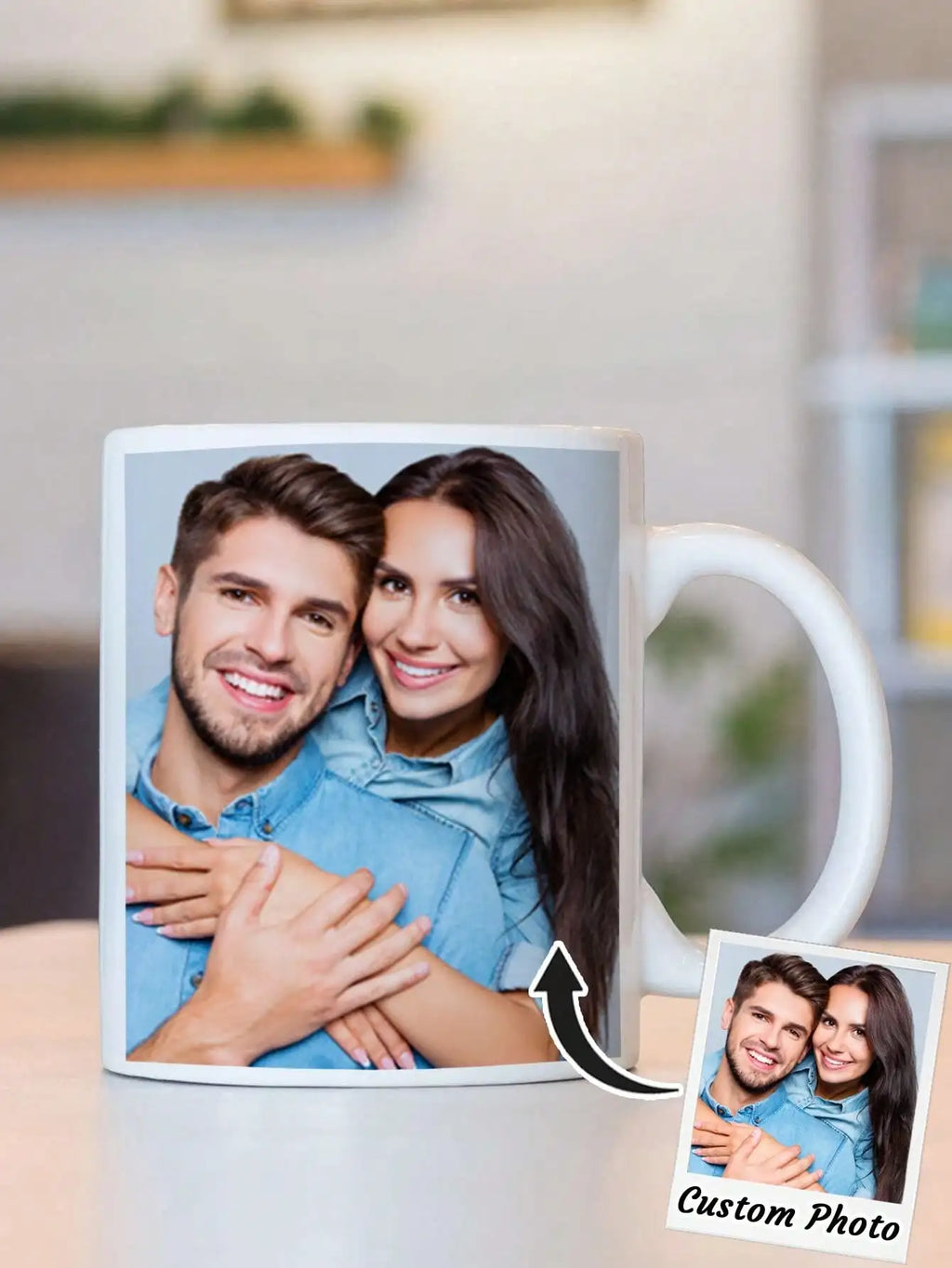 Mug à Café Personnalisé avec Photo en Céramique 325ml
