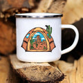 Mug à Café en Émail pour Camping 360ml