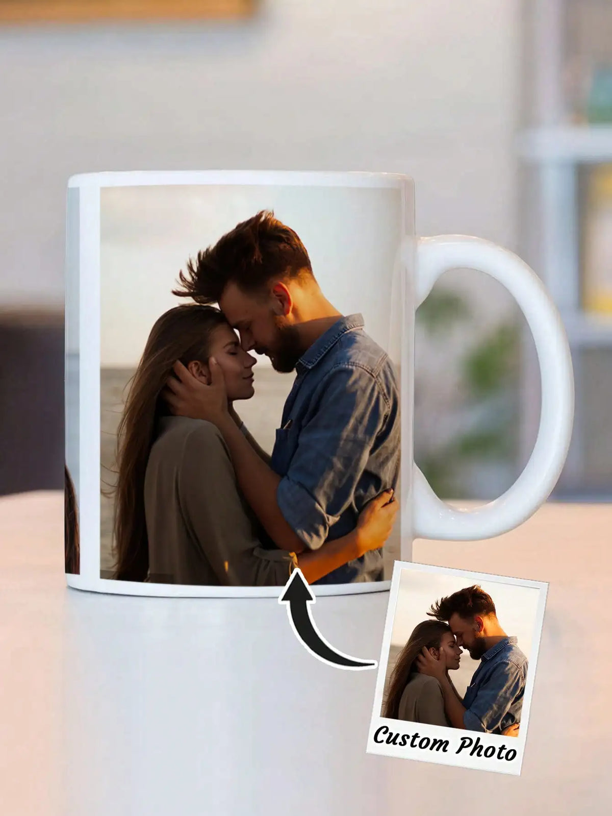 Mug à Café Personnalisé avec Photo en Céramique 325ml