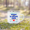 Mug à Café en Émail Meilleur Papa 360ml avec Poignée