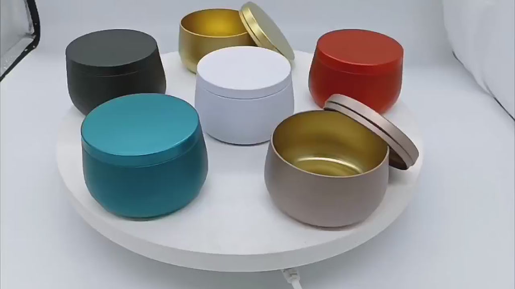 Pot à Bougie en Métal Rond XW008/XW027